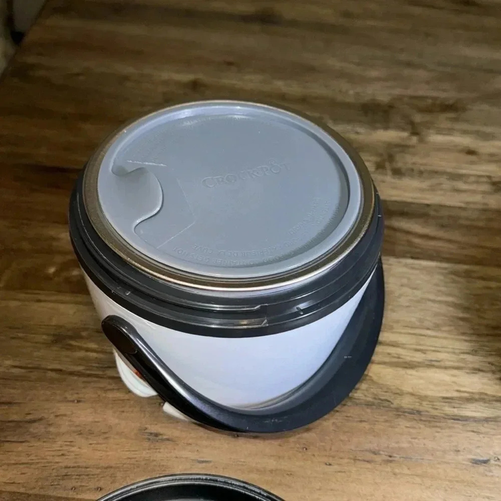 sale Crockpot Electric Lunch Box, Portable Food Warmer On-the-Go, 20oz Blk/White - Picture 7 of 15